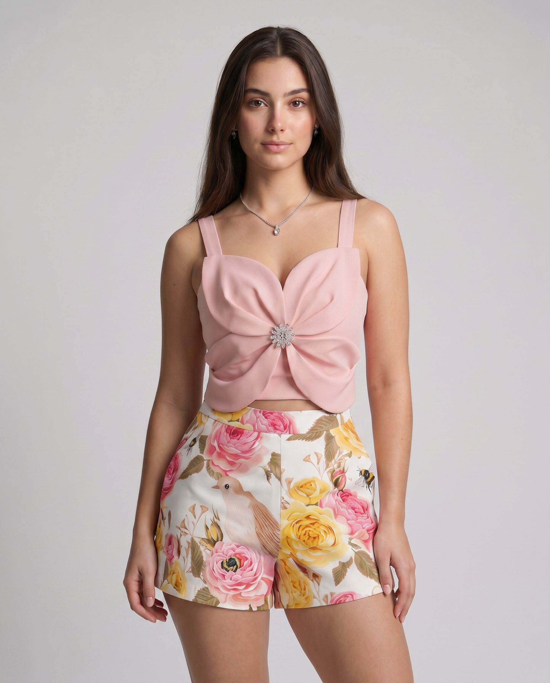 Conjunto Zafiro Rosa